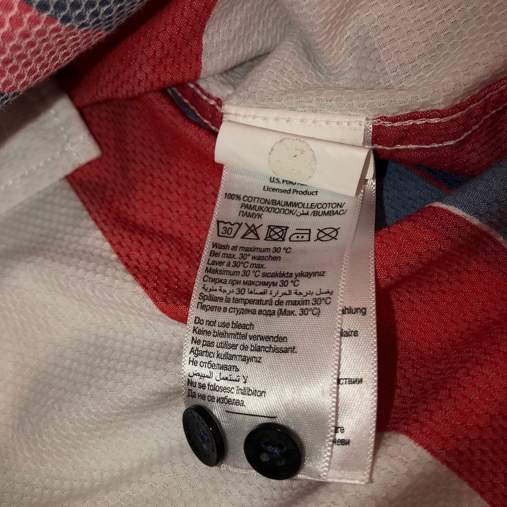 U.S Polo Assn. USPA Small Logo LS Button Up Medium - Picture 5 of 6